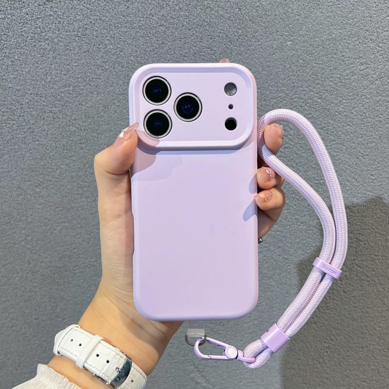 С ремешком, подходит для чехла на мобильный телефон Apple 11promax, iPhone11air, жидкий силикон, противоударный чехол, женский.