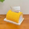 Personalized Corn Tissue Box,High-value Living Room Home Pumping Carton, Desktop Decoration Ornament,Creative Car Storage Boxes