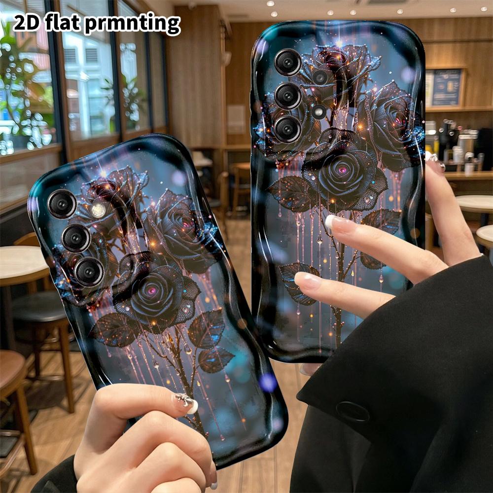 Phone Case: 2D Flat Samsung Galaxy A34 A35 S20 S22 S21 FE Plus Ultra Protective Case, Four Bouquets, Christmas and Halloween Gifts