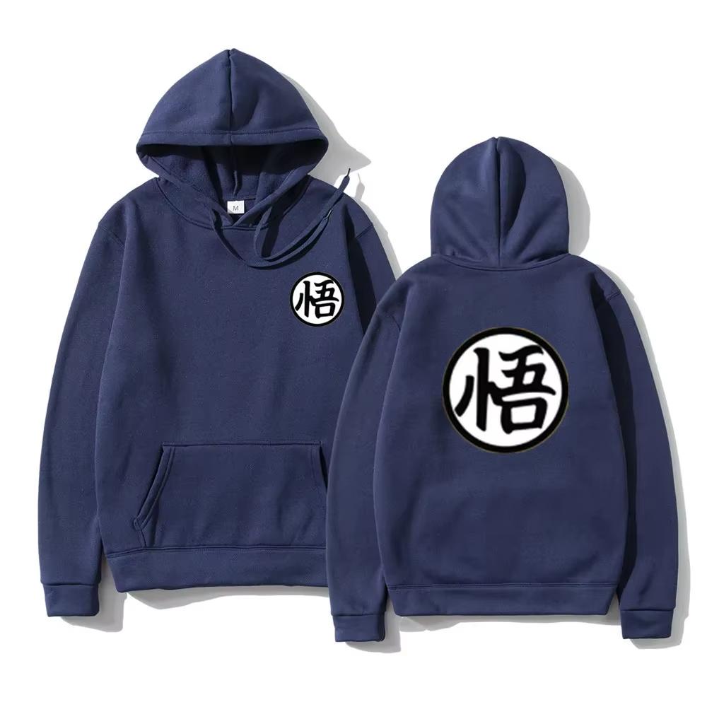 Winter and Autumn Hooded Drawstring Long-sleeved Printed Pullover Sports Shirt Casual Hoodie