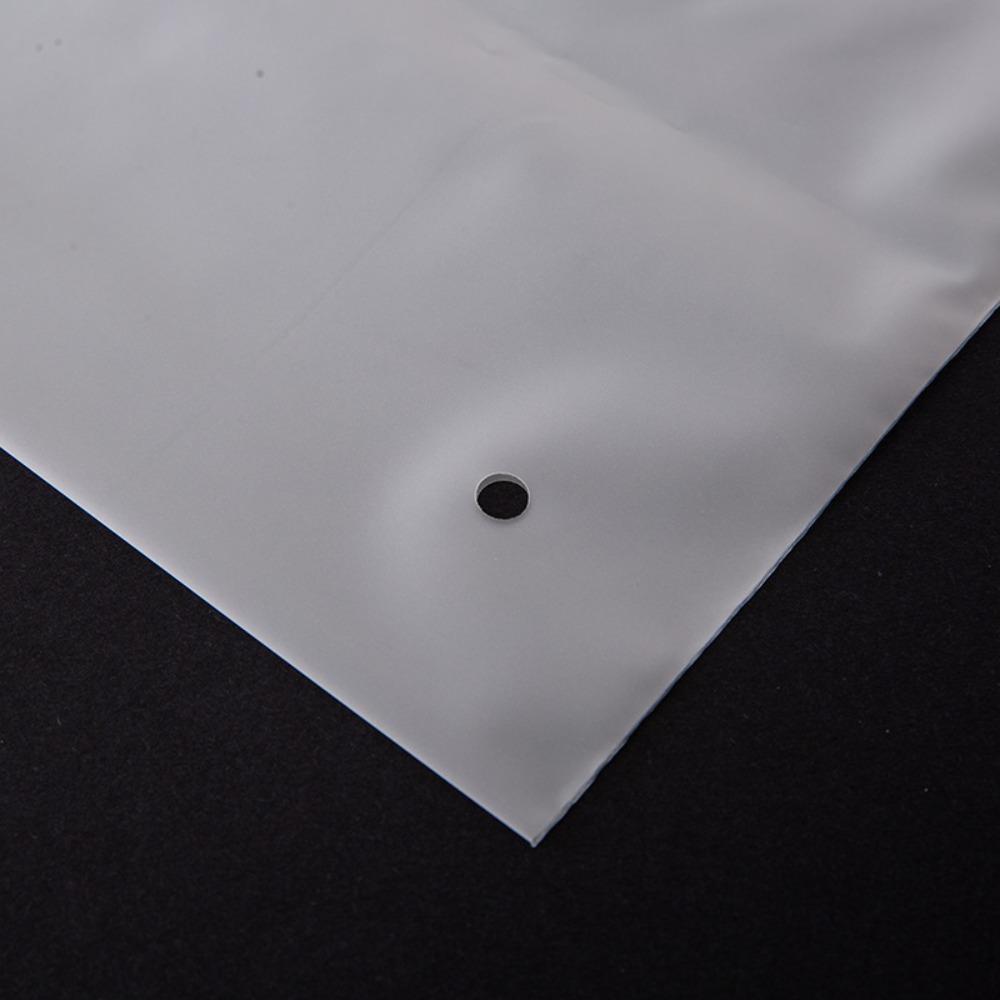 50Pcs Frosted Matte Clothing Packaging Reusable Zipper Bag Storage Bag Cosmetic Storage