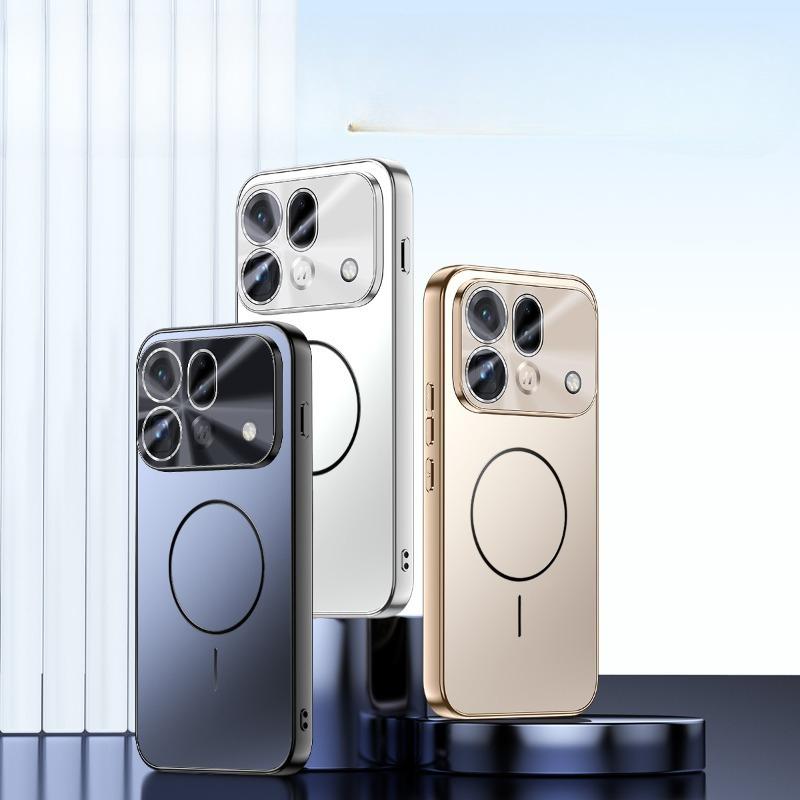 Для OPPO Find X9S Pro Металлическая защита объектива Чехол для беспроводной зарядки Для OPPO Find X9S Pro Матовый ПК Акриловый Жесткий противоударный чехол
