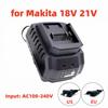 Зарядное устройство Makita 18V/21V Li-ion, сменный штекер EU