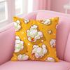 Fashion Food Art Patterns Cushion Cover Pillow Case Soft Friendly Fabric  Concealed Zipper