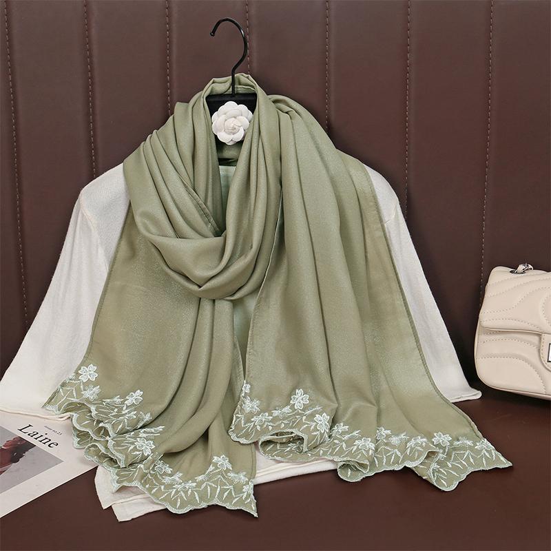 Women Big Size Plain Solid Cotton Rayon Hijab Scarf Lady High Quality Wraps and Shawls Musulman Headband Islamic Turban Ramadan