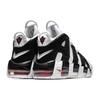 Nike Кроссовки для баскетбола Air More Uptempo Кожаные Устойчивые к истиранию Средние Бело-черные Унисекс 415082-105