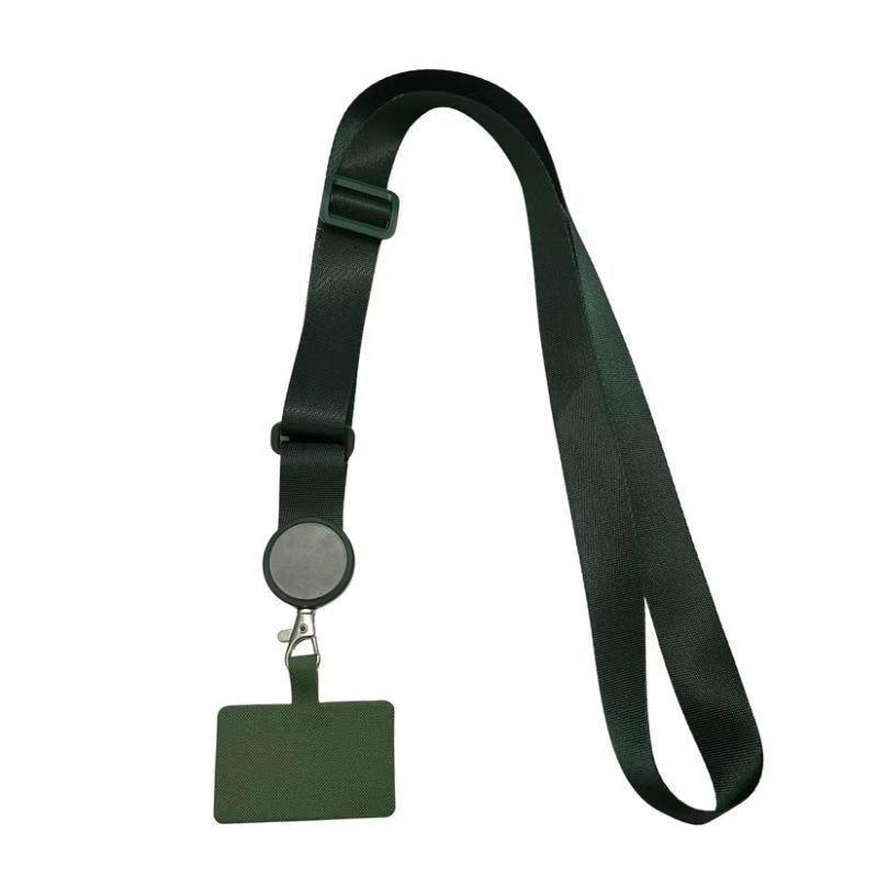 Регулируемый ремешок для телефона, ремешок через плечо для мобильного телефона, съемное ожерелье, подвесной широкий веревочный патч-корд, нейлоновые ремни для телефона