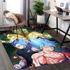 1pc Dragon Ball Super Saiyan Broly Vegeta Goku Chair Mat - Anime Cartoon Design Office Desk Pad, Non-Slip Carpet for Home Decor, Suitable for All Seas