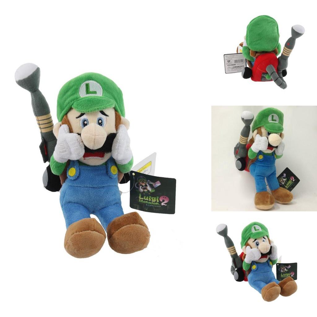 Восхитительно мягкая плюшевая кукла Луиджи из Super Mario Bros, 18 см, для детей и коллекционеров
