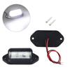 2PCS 6 LED Car License Number Plate Light For SUV Truck Trailer Van Tag Step Lamp White Bulbs Car Products License Plate Lights