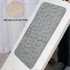 Bathroom Carpets Bathtub Non-slip Floor Rug Cobblestone Embossed Bath Mat Doormat