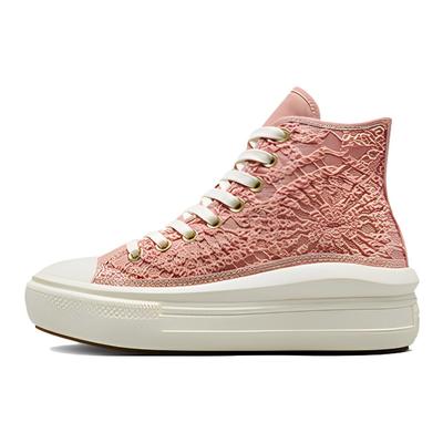 Chuck Taylor All Star Move Женские кроссовки на платформе High Daisy Cord Pink Canyon-Dusk Rust-Pink A03951C