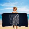 1pc Classic A-Attack O-On T-Titan Microfiber Beach Towel Absorbent Quick Dry Soft Yoga Swimming Resort Mountain Climbing Towel