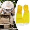 Leather Beekeeping Gloves Goatskin Breathable Mesh Beekeeper Gloves Durable Reusable Ventilated Gloves Professional Use