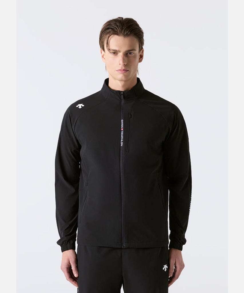 Descente Swiss Triathlon Training Woven Jacket Black Sr123Iwt22 (A Type)