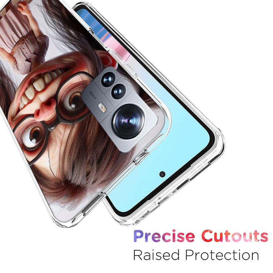 Необычные черты лица Чехол для телефона Для Redmi Note 13 Pro Plus 14 Pro+ 12S 12 11S 11T 11E 11 10S 10 9S 9 Xiaomi Capa TPU