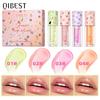 Mirror Lip Oil Set 4 Kinds of Fruit Flavor Hydrating Moisturizing Lip Plump Hydrating Transparent Lip Gloss Lip Oil
