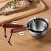 Small Pot for Hot Oil and Butter Stainless Steel Pan for Cooking and Melting
