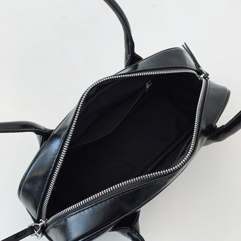 Неоново-зеленая кожаная сумка через плечо для женщин - Модная сумка-багет с отстегивающимся ремешком, Модный ретро-кошелек