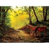 Full Round Drill 5D DIY Diamond Painting Forest Horse Embroidery Cross Stitch