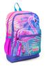 Детский школьный рюкзак Coral High цвета лаванды и розового фламинго с четырьмя отделениями 23705