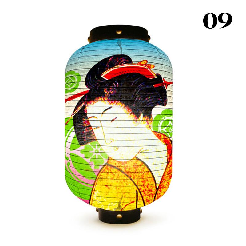 Уличный водонепроницаемый фонарь в японском стиле Ukiyo-e Bistro Ramen Restaurant Izakaya Sign Festival Party Wedding Decor Background
