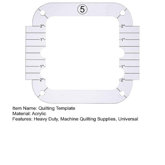 1 набор акриловых шаблонов для квилтинга, линейка для квилтинга с фрикционным механизмом, шаблон для квилтинга своими руками, шаблон для квилтинга
