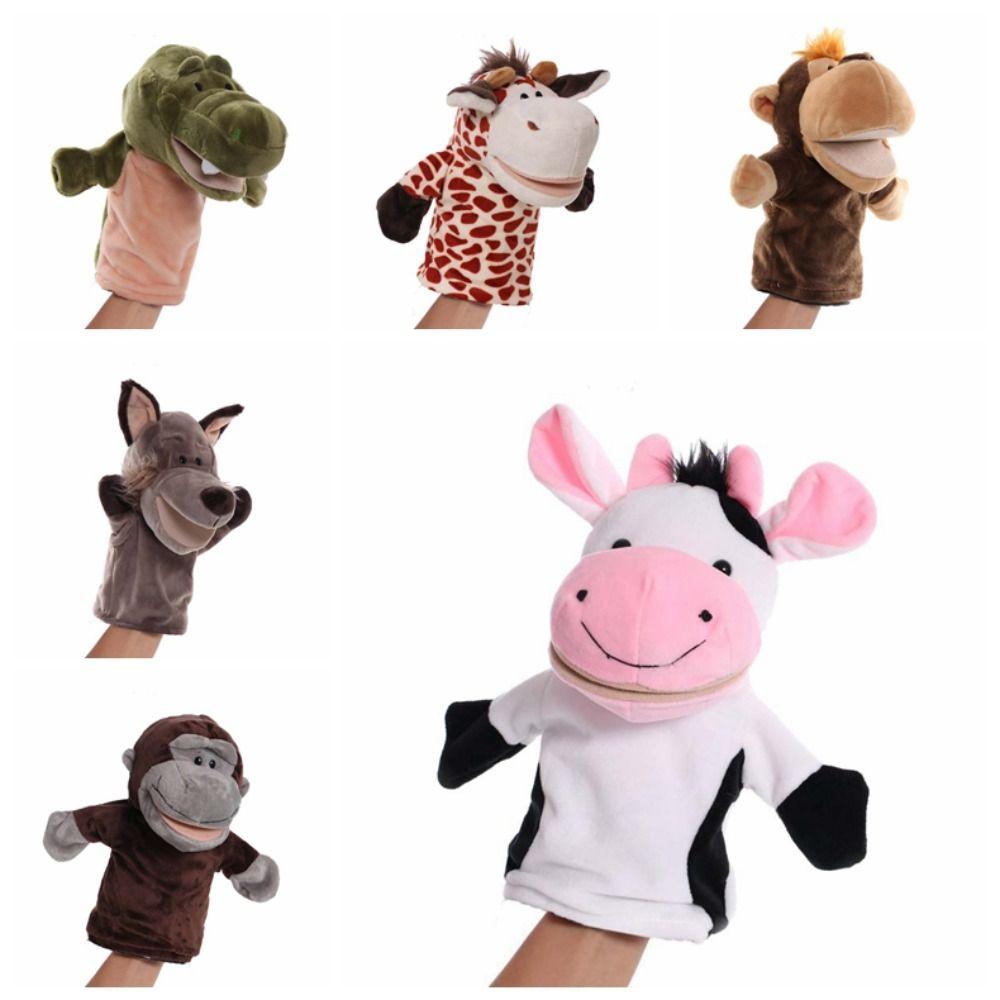 Stuffed Animal Hand Puppet Interactive Hand Finger Puppets Appease Dolls  Parent-child