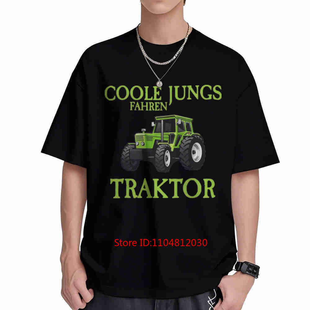 Tractor Rator German Short Sleeve Tee 100% Cotton T-Shirt