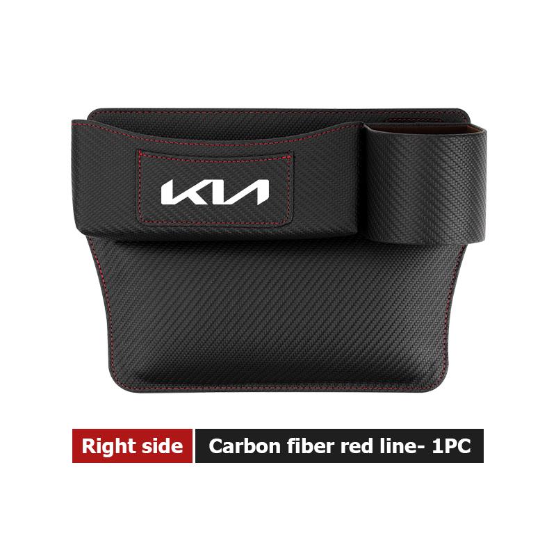 LQFH2 For KIA Car Door Side Seat Gap Storage Box Cup Holder Interior Accessories Rio K5 K2 Sportage Ceed Sorento Picanto Stinger Soul