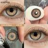 Eyeshare Цветные контактные линзы Зеленые комфортные цветные контактные линзы Синие модные цветные контактные линзы Серые натуральные мягкие линзы для глаз 1 пара