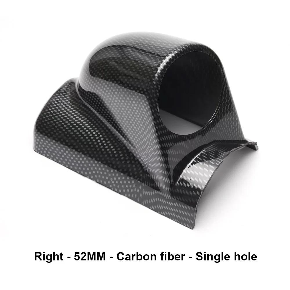 Black Single/Double /Triple Left/Right Hand Drive Car Meters Holder 60mm A-Pillar Gauge Pod 2" 52mm Car Gauge Pod Universal