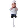 Powerful Cartoon Chef Racks Holders Hook Adhesive Door Clothes Coat Hat Bathroom Towel Hook Hanger Kitchen Wall Key Holder