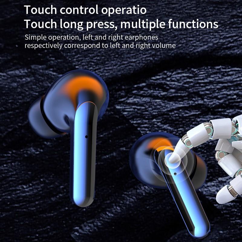TWS Беспроводная Bluetooth-гарнитура Беспроводная гарнитура Спортивная гарнитура Hi-Fi стереозвуковые наушники с микрофоном для IOS/Xiaomi/HUAWEI