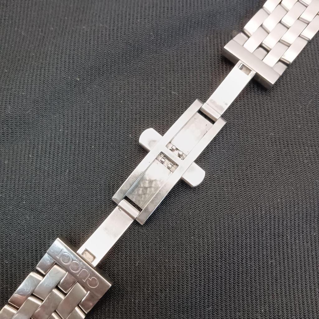 Б/у 0711-1 GUCCI 5500M Мужские Часы 19мм Запасной Ремешок Ремень Оригинальный Ремень
