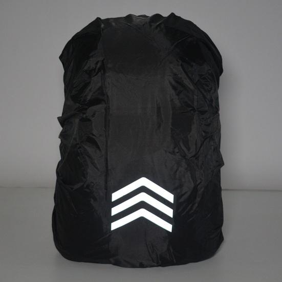 Waterproof Backpack Rain Cover with Reflective Strips Wear-Resistant UV-Proof Night Visibility Backpack Protector Cover
