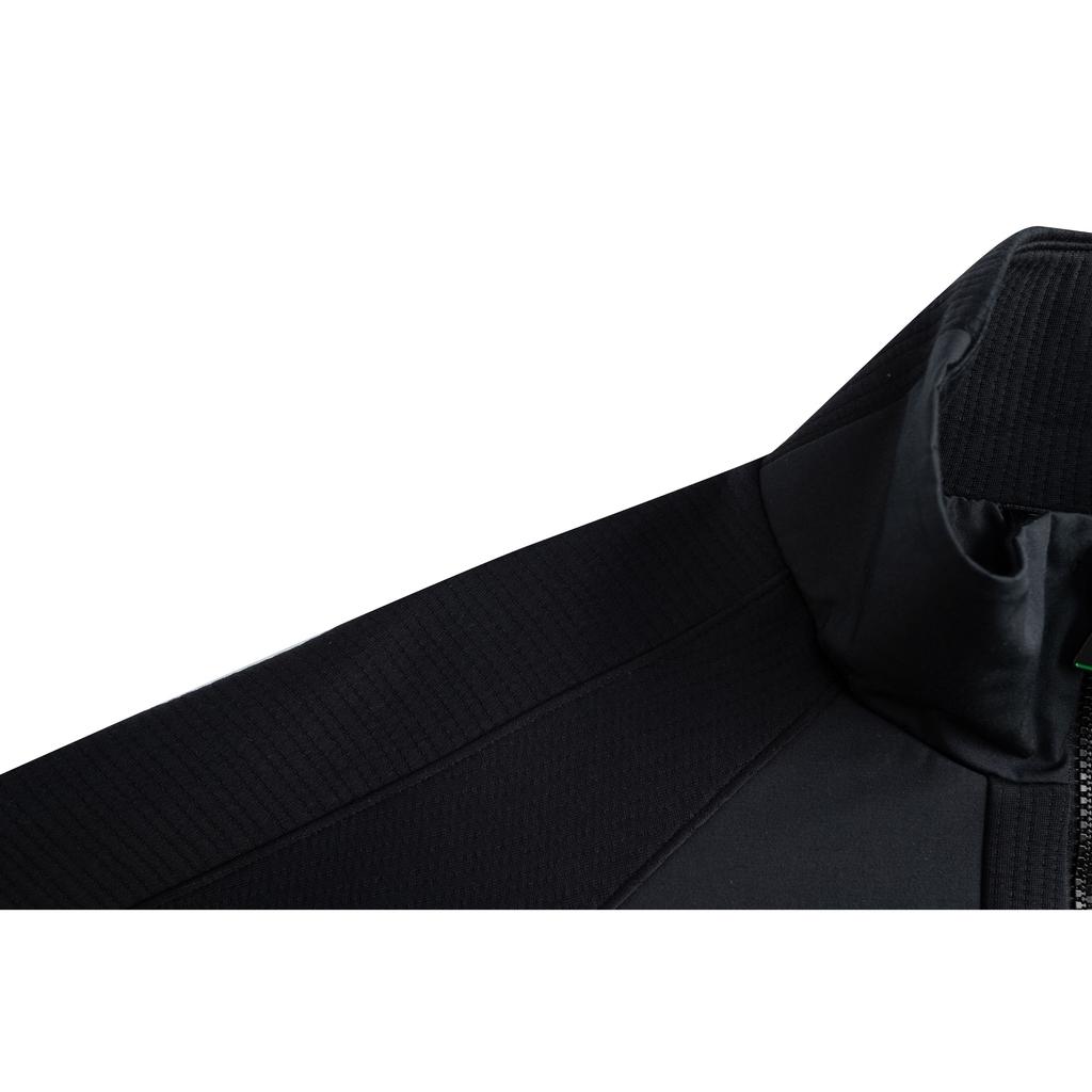 Anta Иконический топ с воротником-стойкой и молнией до середины, женская куртка, элегантный-черный 162618745-2