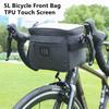 Многофункциональная сумка для велосипеда, большая вместимость, модная сумка на руль, сбалансированная велосипедная, простая в установке сумка для велосипеда