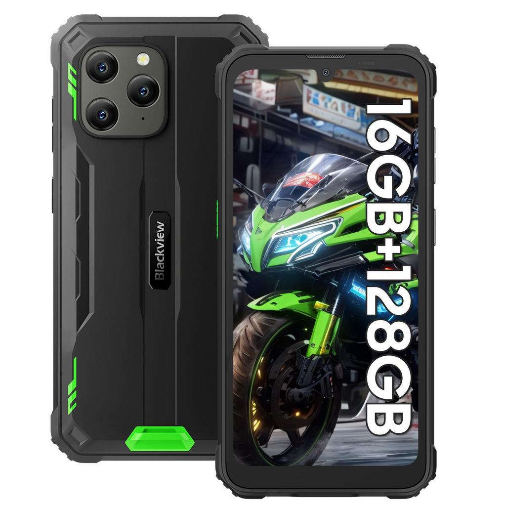 Blackview BV5300 Plus Rugged Phone 6.1 HD 60Hz Display 8GB+128GB Android 13 6580mAh Battery 5MP+13MP Camera Cellphone