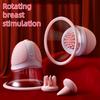 Вакуумный вибратор для увеличения груди, вращающийся, с функцией лизания языком, вакуумный насос, массажер для груди, стимулятор сосков, мастурбатор, секс