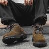 Трендовые ботинки Мартин из антивелюровой кожи 2024 осень и зима новая британская ретро-модель средней высоты рабочие короткие ботинки 1143-J
