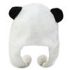WHITE FANG Защита от холода Панда CA355 Осенне-зимняя шапка, Кепка, Животное, Милый, Веселый, С начесом, Мужская, Женская, (белый)