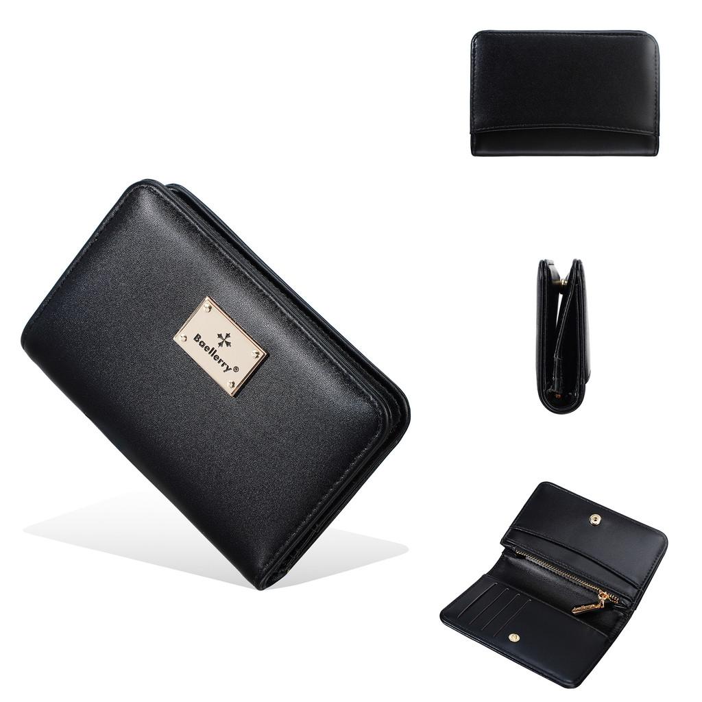 Womens Wallet Cardholder Pu Leather Multi Card Slots Cash Organizer For Daily Use