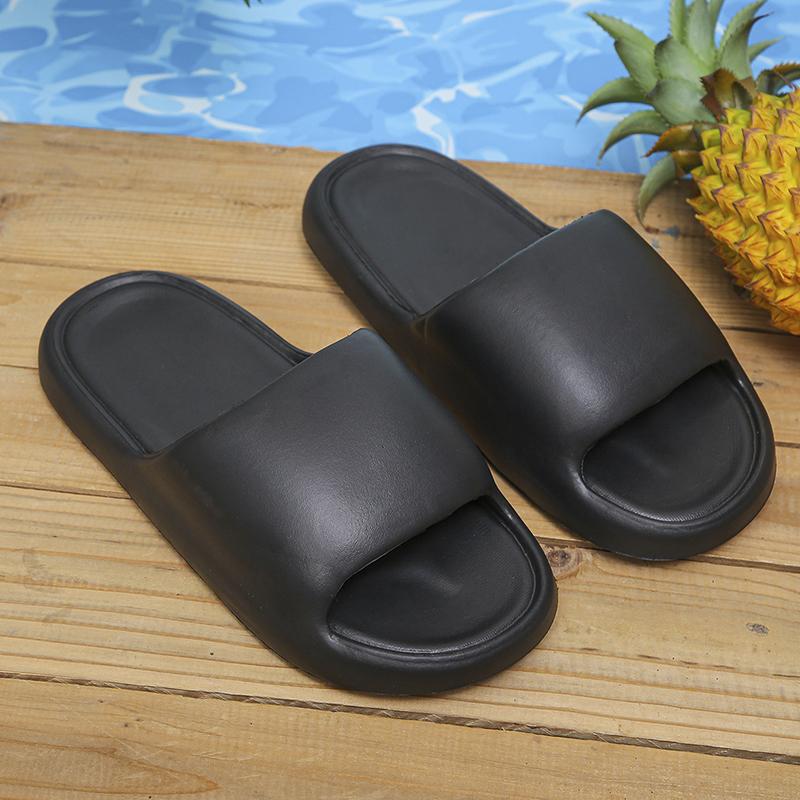 2024 легкие тапочки на платформе женские супер мягкие нескользящие пляжные шлепанцы женские удобные парные домашние тапочки для душа