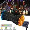 105Ft LED Solar Lights, 300Leds, 8Modes Outdoor Waterproof Fairy Garland Lights, Christmas Party Garden Wedding Birthday Decor