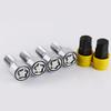 4+2 M14X1.25 Anti-theft Security Steel Wheel Lock Locking Bolts 28mm Shank Fit BMW X3 X5 X6 5 7 Series Mini R50 R52 R53