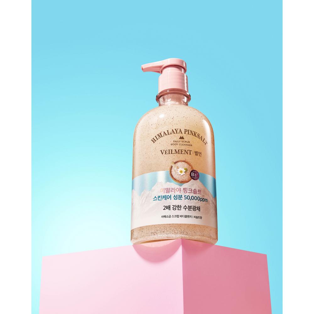 Bellman Spa Moisture Glow Слабокислотный скраб для тела с гималайской розовой солью, 580 мл, 2 шт.