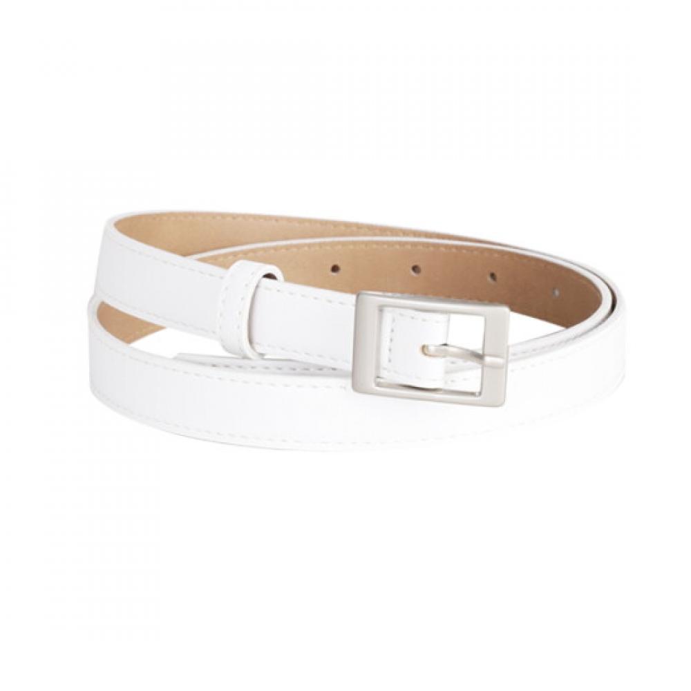 Shop DomeStic Women S Square Matte Buckle 5 Color 20mm Belt Tu Wbt 0925 White