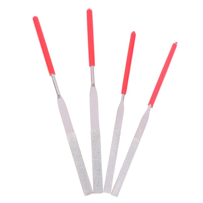 Набор из 2 алмазных напильников для шлифовки камня, самодельный напильник по дереву, игла для полировки ювелирных изделий