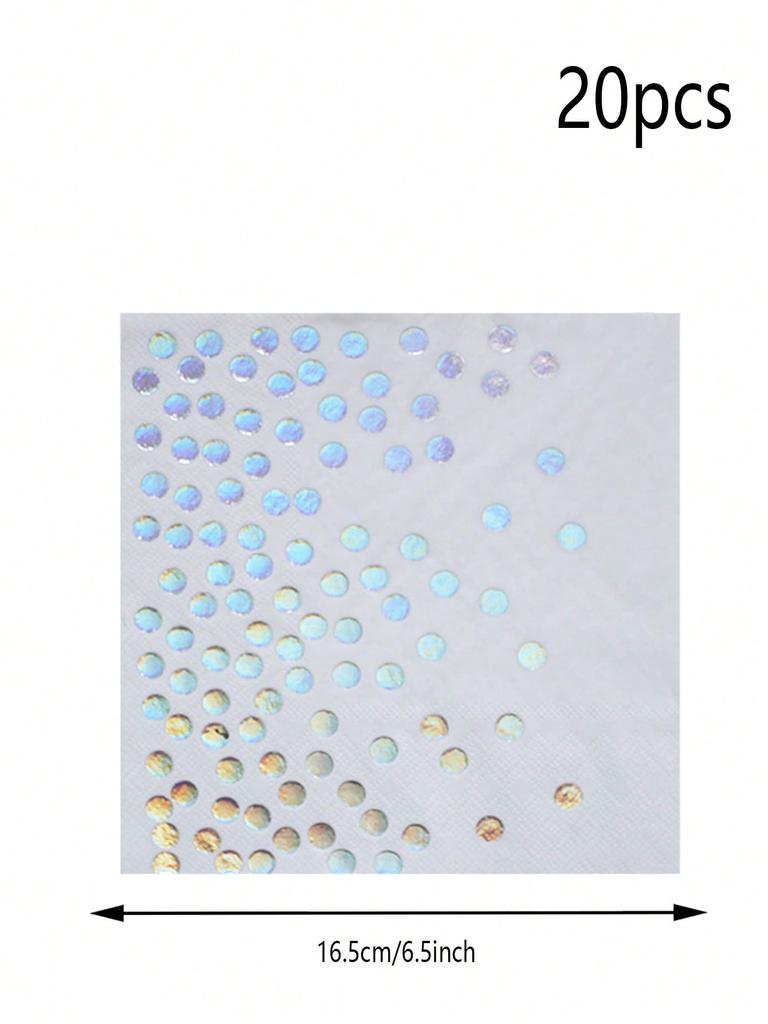 Радужные украшения для вечеринки, набор голографических бумажных тарелок и салфеток для дня рождения, свадьбы, праздничной вечеринки, Рождества